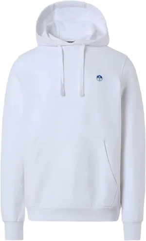Men's Hooded Sweatshirt with Mini Logo and Pouch Pocket