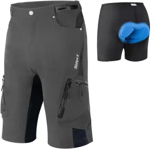 Men's Mountain Bike Shorts 3D Padded MTB Shorts Lightweight Loose-fit Bicycle Cycling Biking Shorts