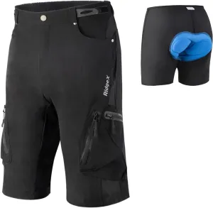 Men's Mountain Bike Shorts 3D Padded MTB Shorts Lightweight Loose-fit Bicycle Cycling Biking Shorts