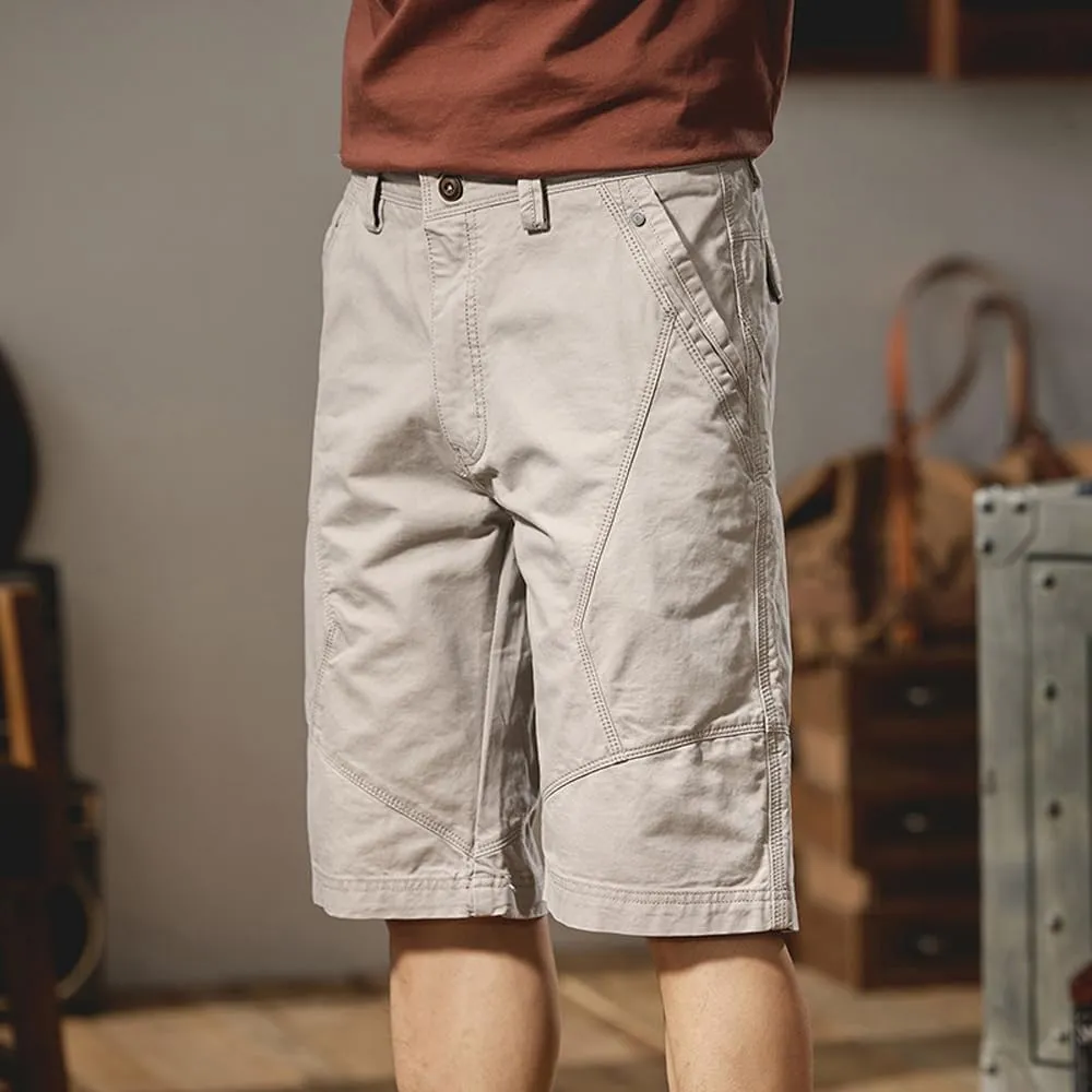 Men's Relaxed Fit Cargo Shorts Summer Cotton Casual Shorts