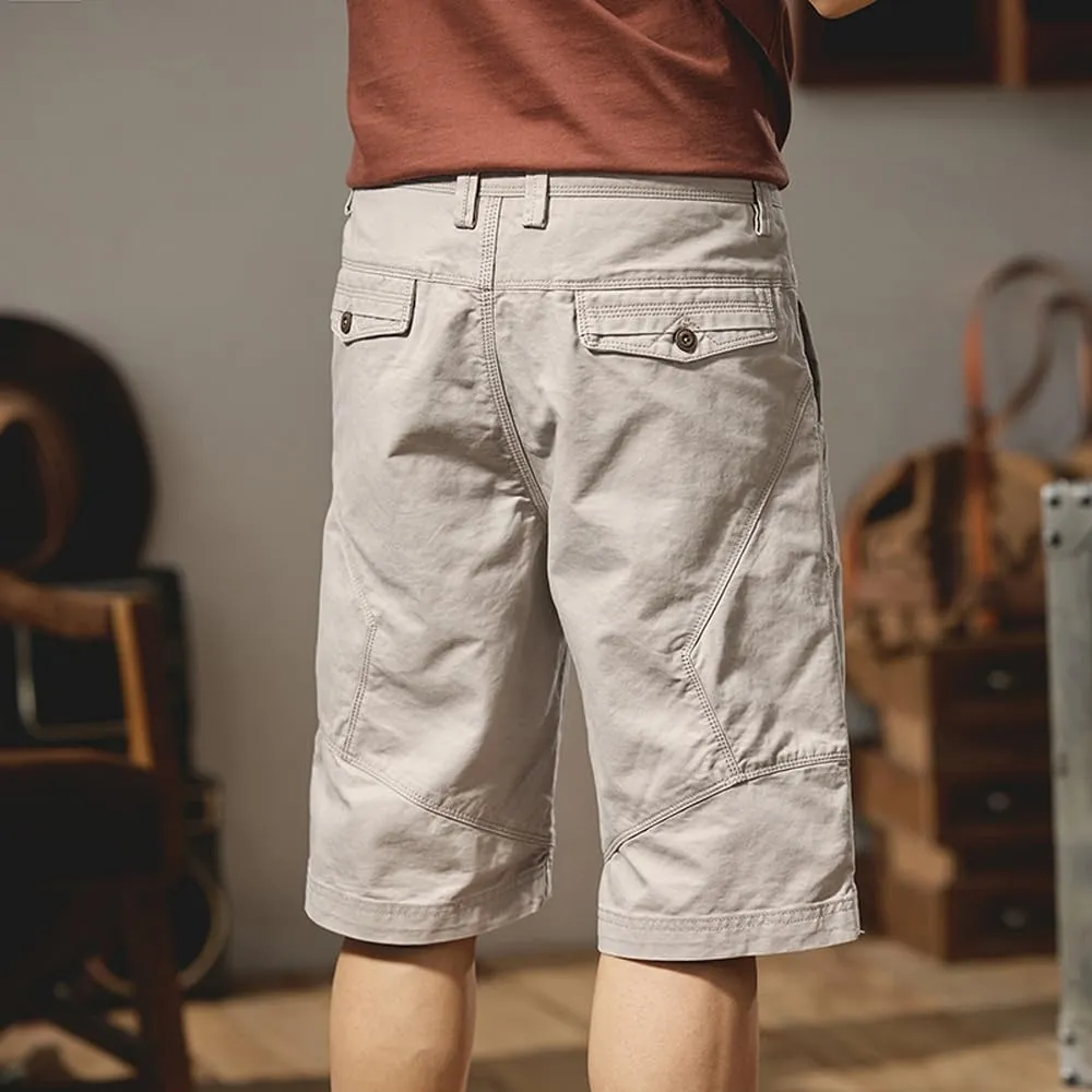 Men's Relaxed Fit Cargo Shorts Summer Cotton Casual Shorts