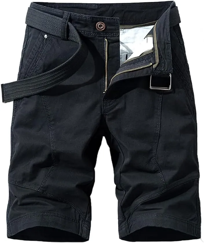 Men's Relaxed Fit Cargo Shorts Summer Cotton Casual Shorts