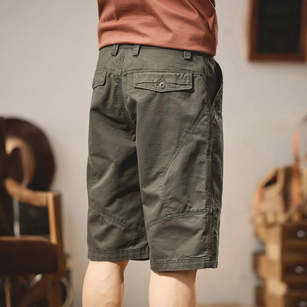 Men's Relaxed Fit Cargo Shorts Summer Cotton Casual Shorts