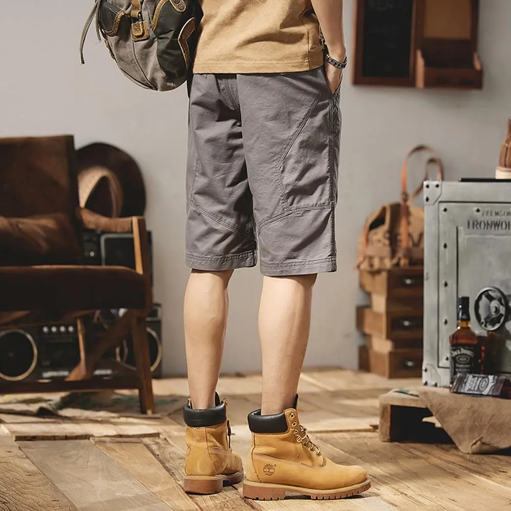 Men's Relaxed Fit Cargo Shorts Summer Cotton Casual Shorts