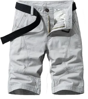 Men's Relaxed Fit Cargo Shorts Summer Cotton Casual Shorts