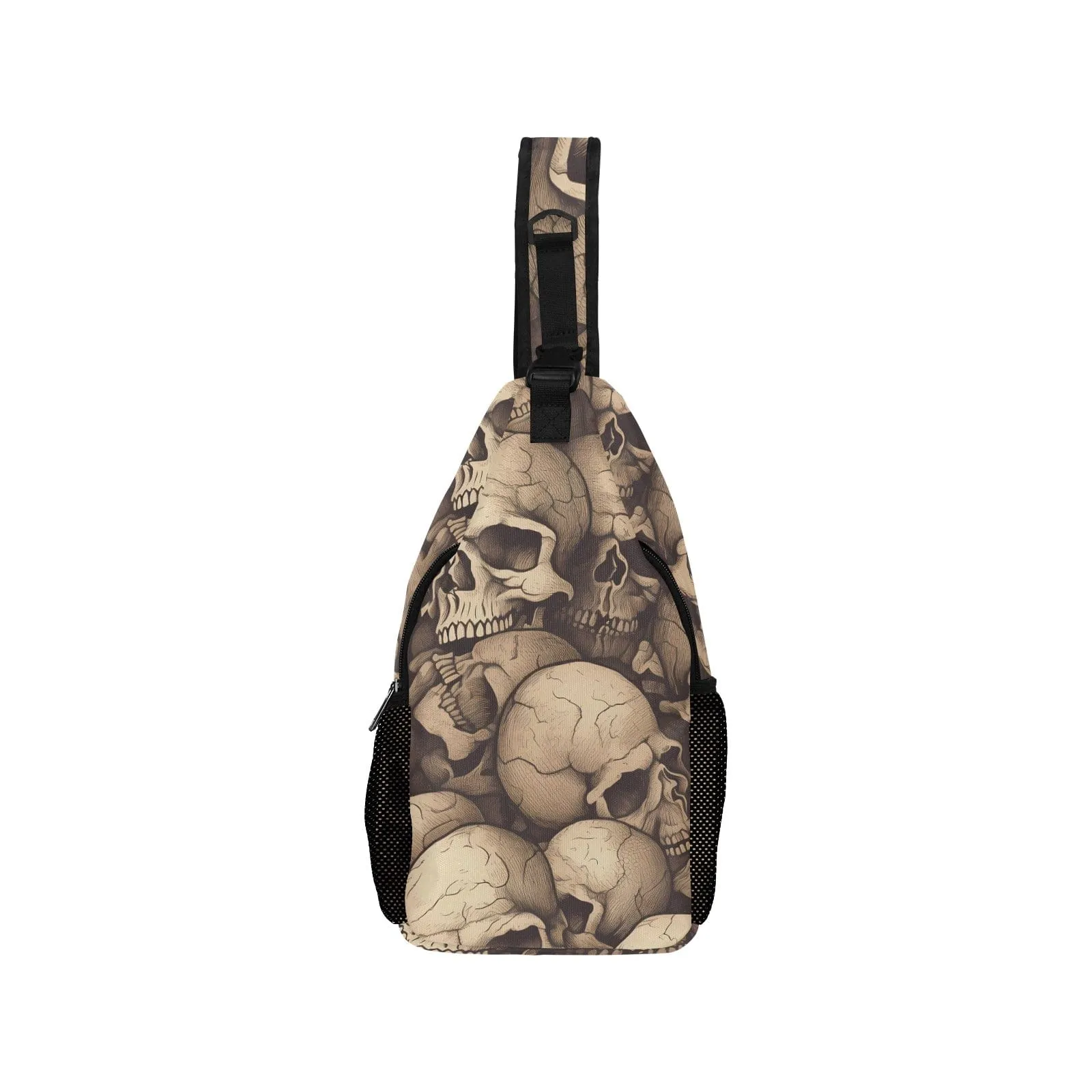 Men's Skull Heads Casual Chest Bag