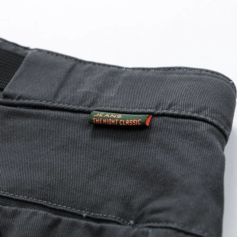 Men's Slim Fit Casual Cargo Shorts Summer Solid Drawstring Cotton Work Shorts