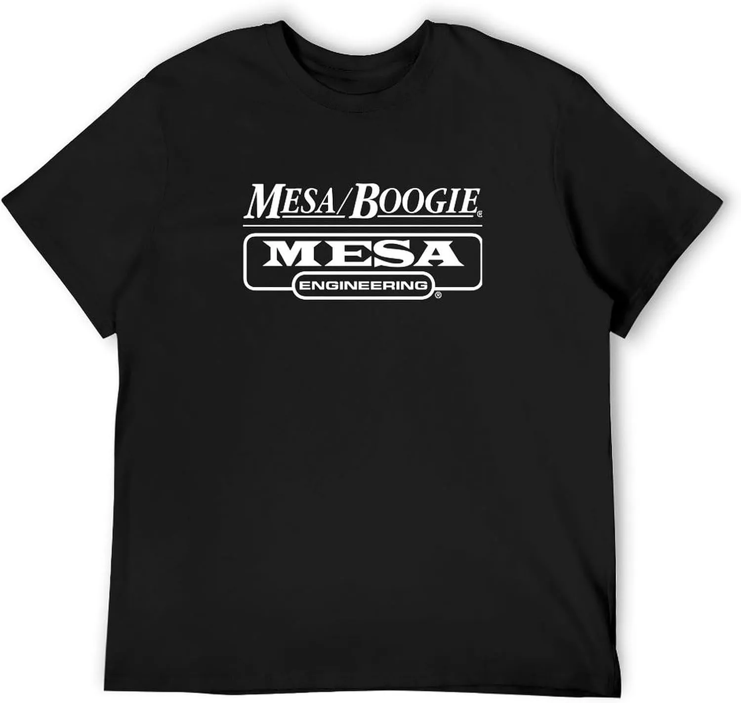 Mesa Boogie Rap Music Tour Men's Cotton Shirt Black