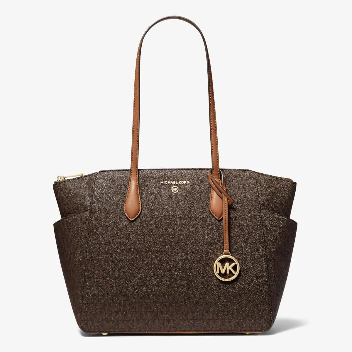 Michael Kors Marilyn Medium Top-Zip Tote Bag