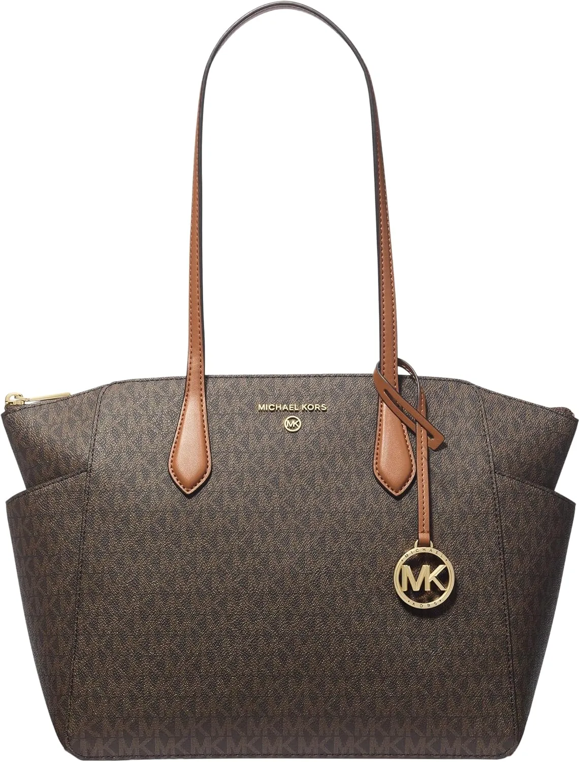 Michael Kors Marilyn Medium Top-Zip Tote Bag