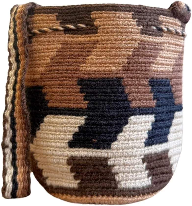 Mini Traditional Wayuu Mochila Bag | Woven Crossbody | Handmade | Boho
