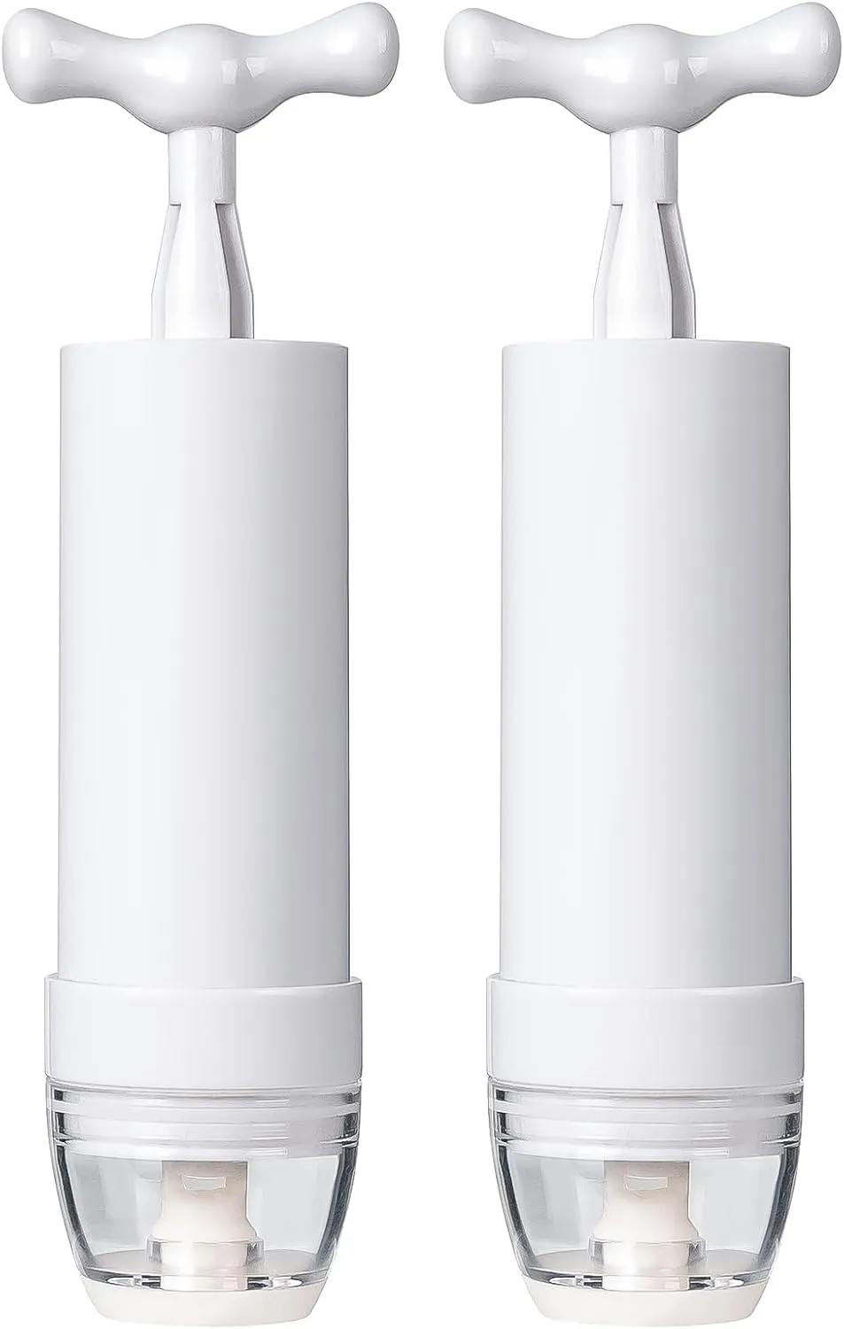 Mini Vacuum Pump Manual Portable Vacuum Sealer Pump for Sous Vide Bags Use in Clothes and Food 2-Pack