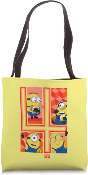 Minions Despicable Me 4 Minions Group Tote Bag