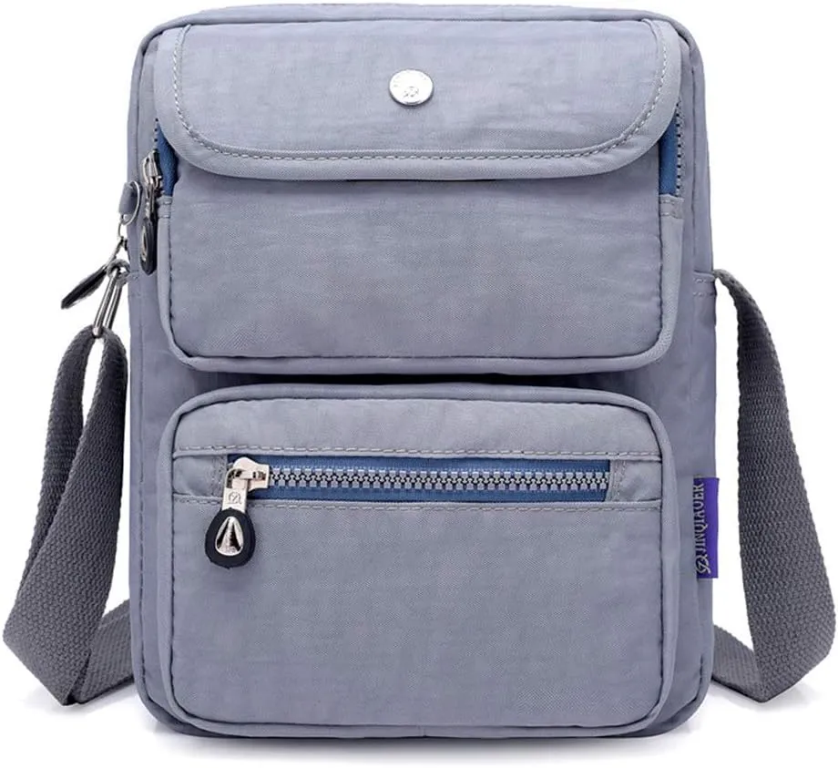 MINTEGRA Crossbody Bag for Women Multi Pockets Shoulder Messenger Purse Nylon Waterproof Cosmetic Bag