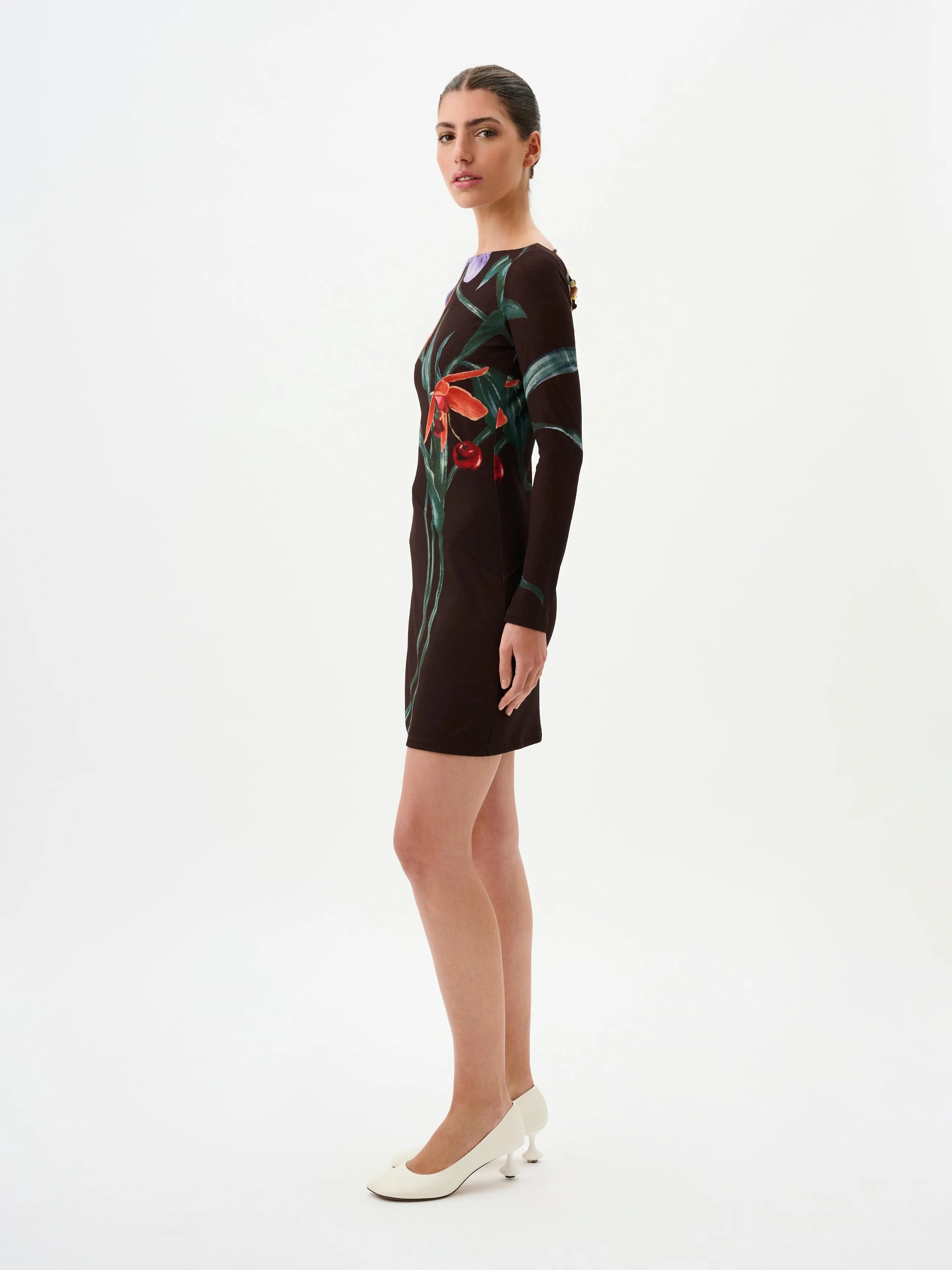 MIRRAGE MINI DRESS | ELYSIUM COCOA