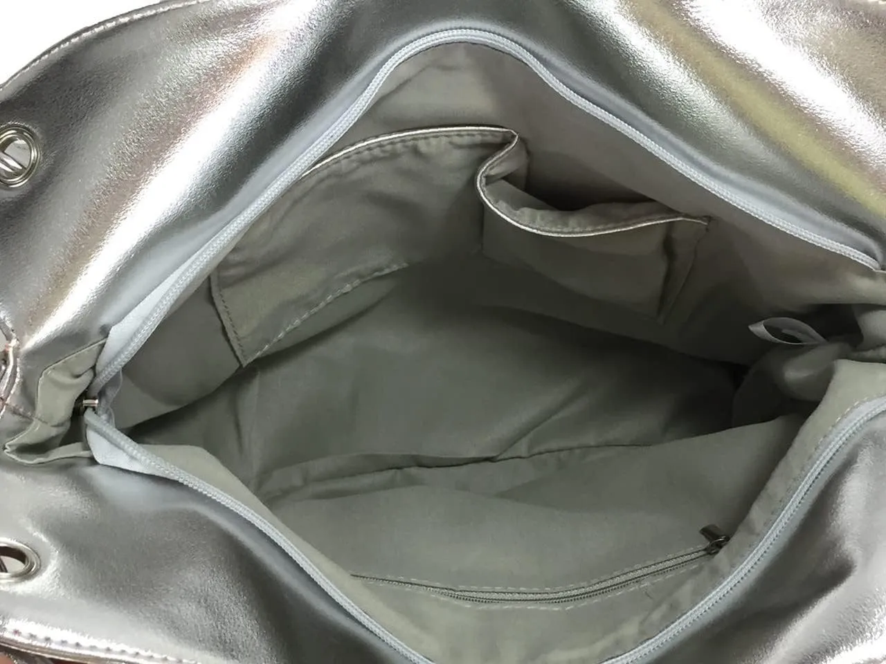 Mirror Double Handles Bling Purse