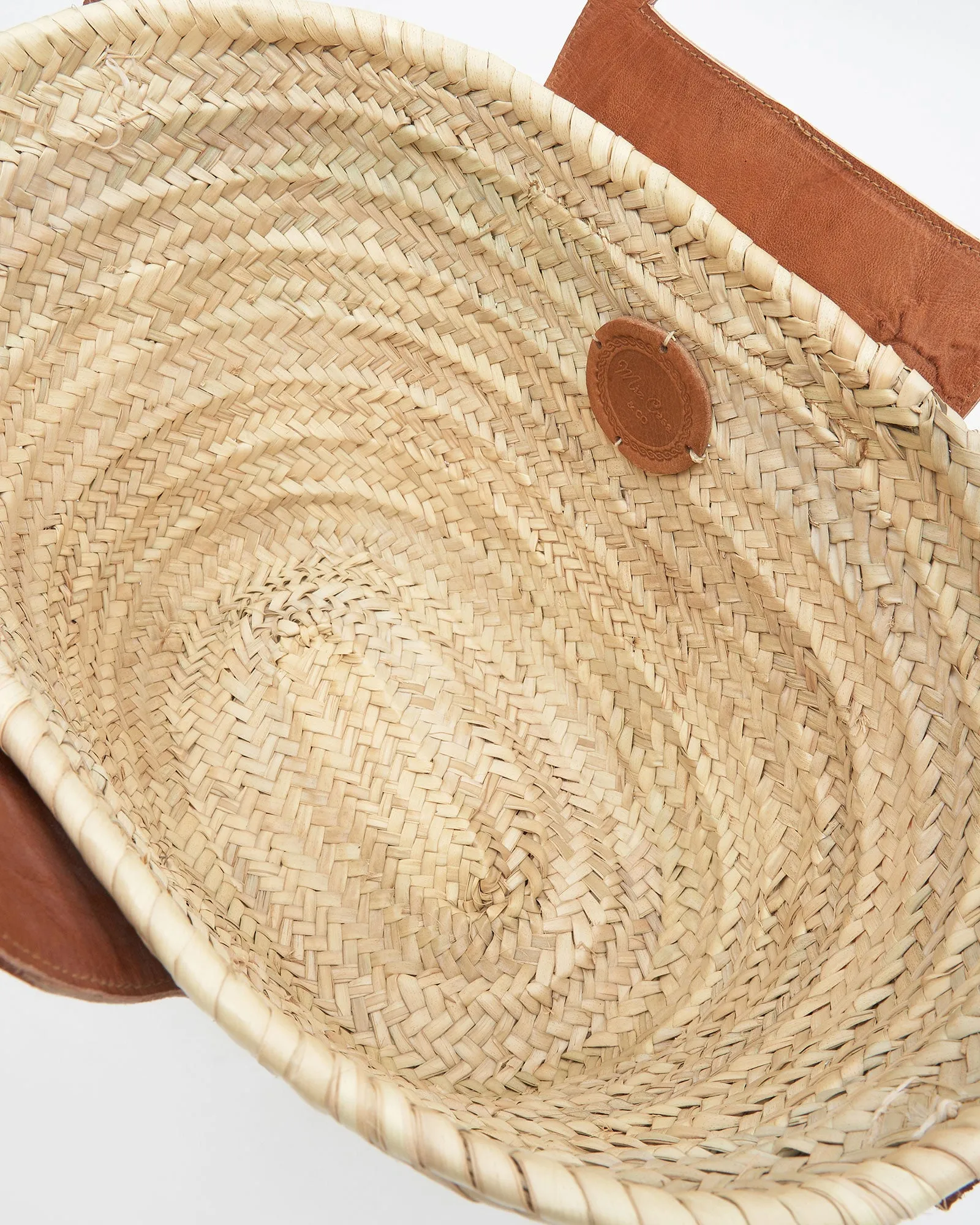 Miz Casa & Co Bree Brown Basket Bag Brown