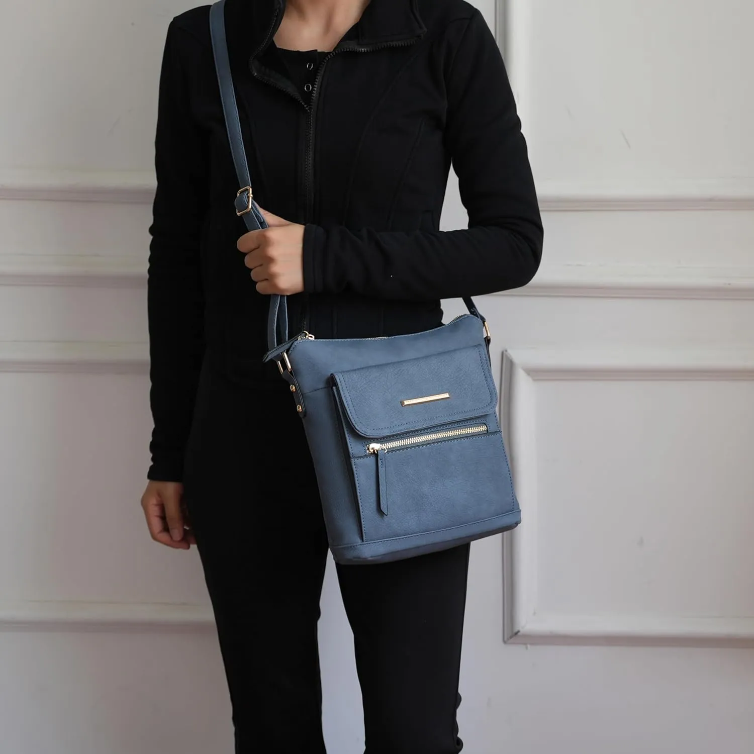 MKF Collection Women's Shoulder Bag, Vegan Leather Crossbody Bag Handbag Purse By Mia K