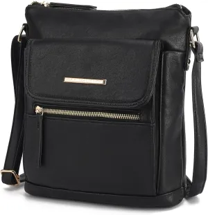 MKF Collection Women's Shoulder Bag, Vegan Leather Crossbody Bag Handbag Purse By Mia K