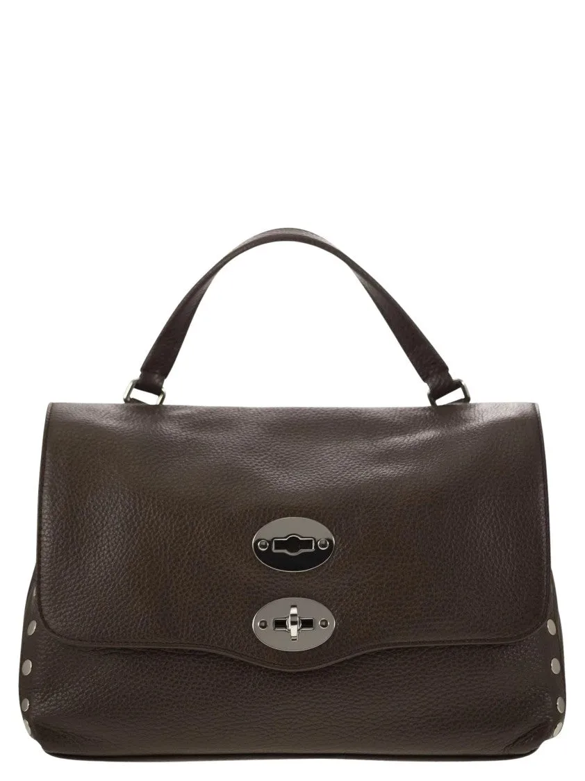 Modica Brown Structured Shoulder Bag