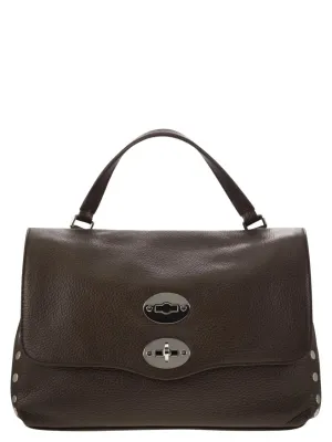 Modica Brown Structured Shoulder Bag