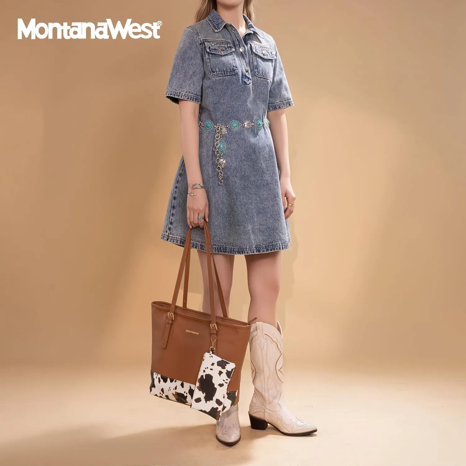 Montana West Tote Bags Vegan Leather Purses and Handbags for Women Top Handle Ladies Shoulder Bags