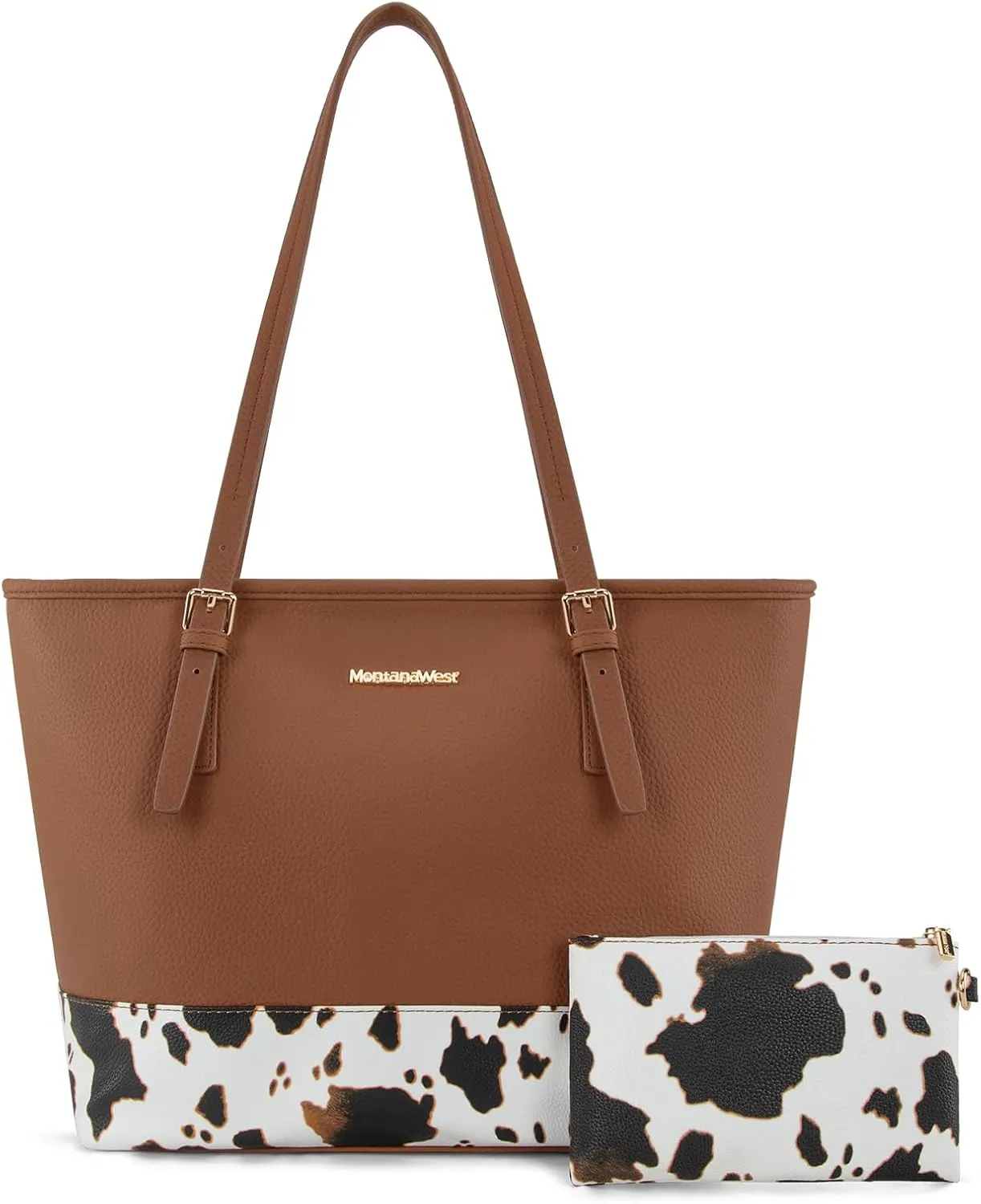 Montana West Tote Bags Vegan Leather Purses and Handbags for Women Top Handle Ladies Shoulder Bags