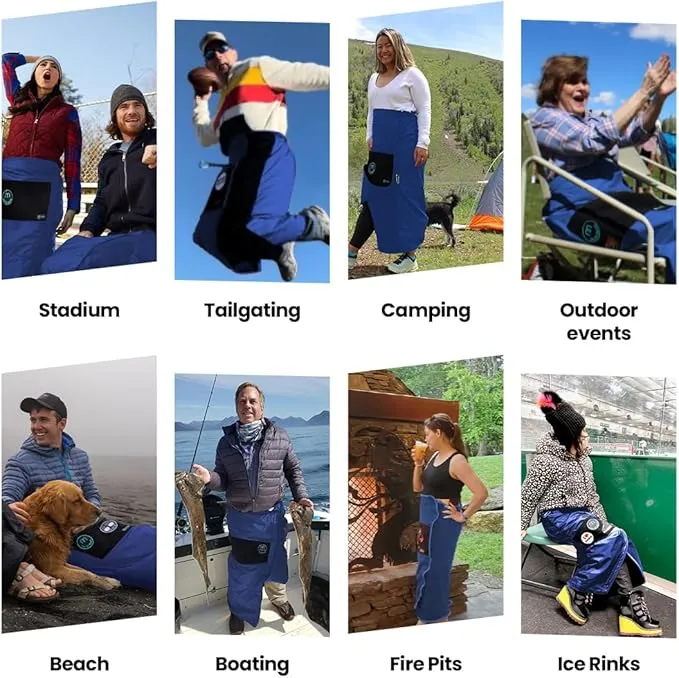 Mozy Wearable & Weatherproof Outdoor Blanket – Lower-Body Thermal Wrap for Superior Warmth