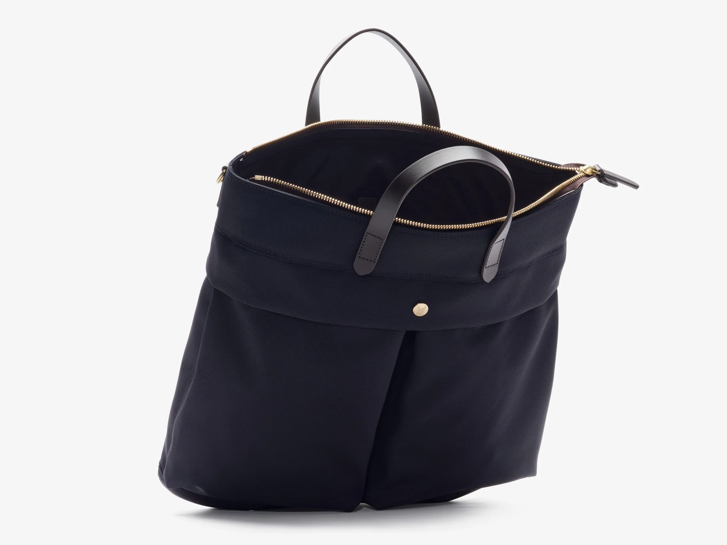M/S Helmet Bag – Navy/Dark Brown