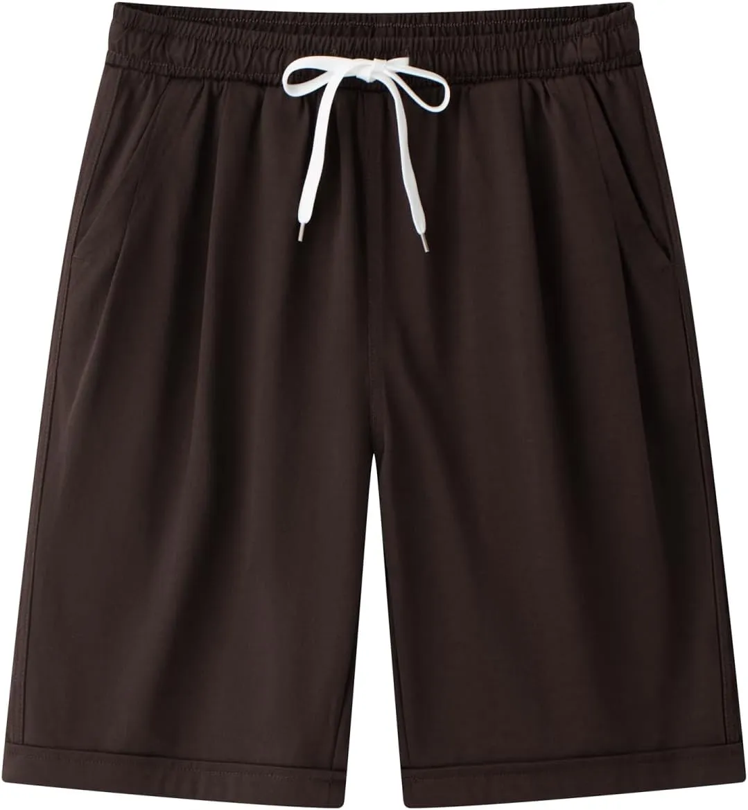 Msmsse Women's Bermuda Knee Length Shorts Cotton Casual Cargo Long Shorts for Athletic Walking Workout