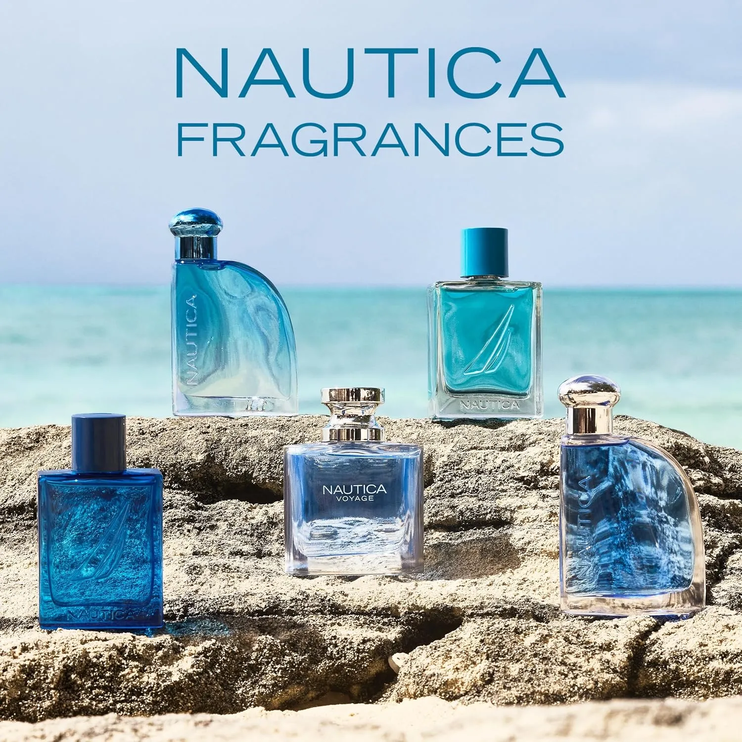 Nautica Pure Blue Eau de Toilette 1.6 fl oz (Pack of 1), Notes of Eucalyptus, Leather, and Vanilla, Men's Fragrance, Long Lasting, Everyday Fragrance, Travel Size