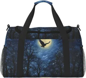 Night Sky print Weekender Overnight Carry On Bag Gym Luggage Bag Duffel Bag for Travel Women