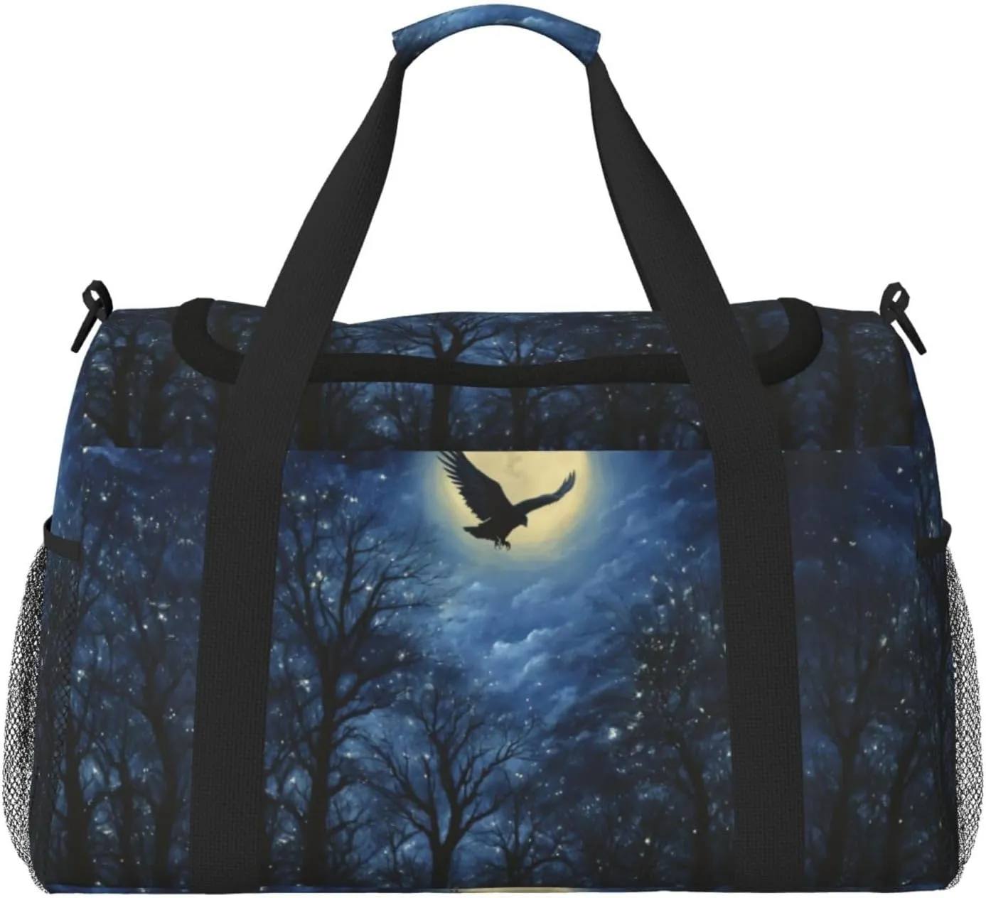 Night Sky print Weekender Overnight Carry On Bag Gym Luggage Bag Duffel Bag for Travel Women