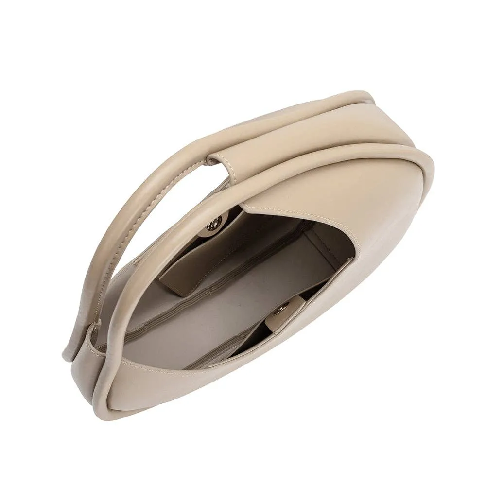Nikki Nude Recycled Vegan Shoulder Bag