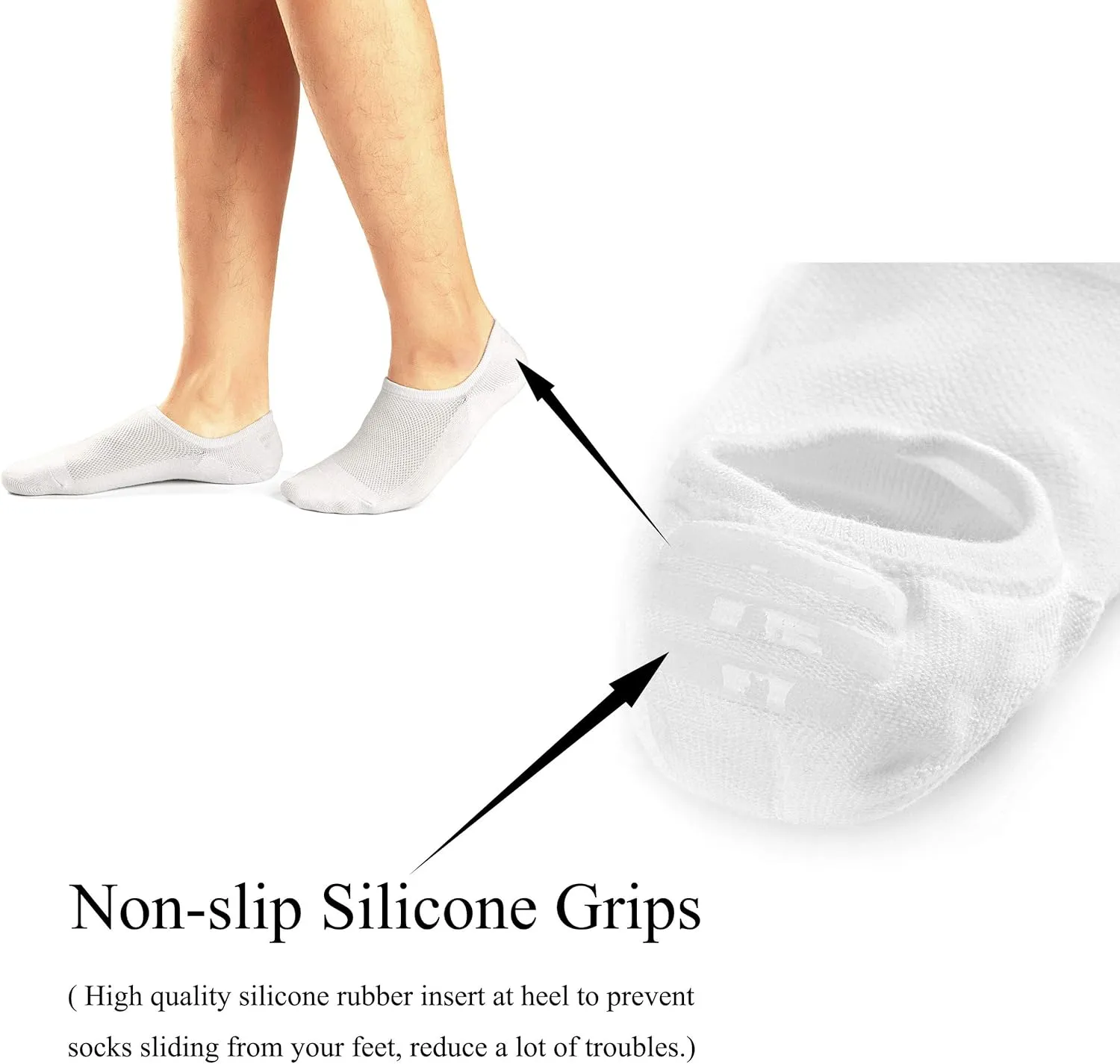 No Show Low Cut Ankle Socks Casual Cotton Socks
