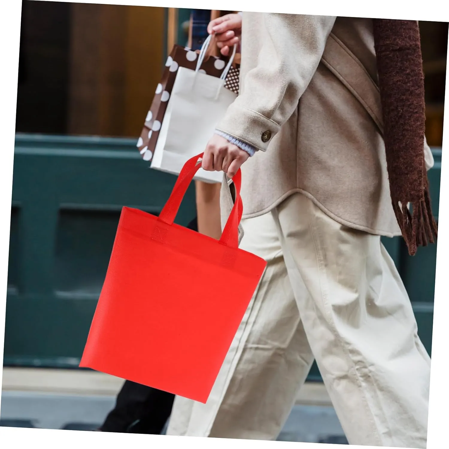 Non Woven Tote Bag Hand Bags Bags Large Capacity Tote Bag Travel Tote Bags Foldable Shopping Bag