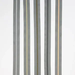 Nylon Coil #5 Zipper Grey  (3 yard 9 pulls) Sallie Tomato Zippers