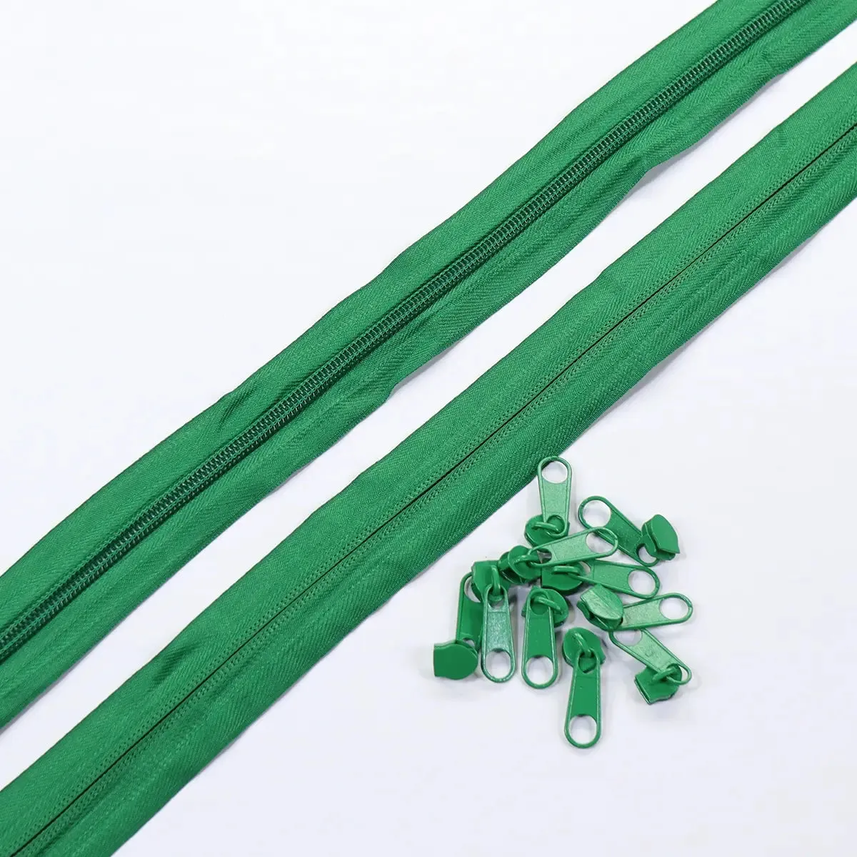 Nylon Coil No. 5 Zipper Sets - Bright Colors.