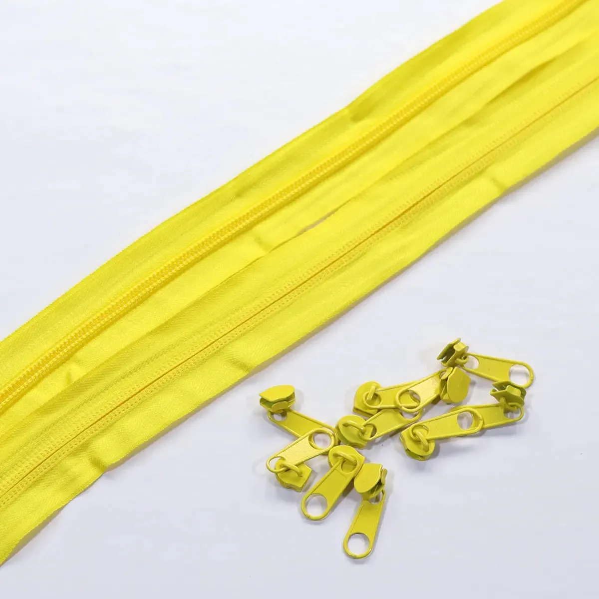 Nylon Coil No. 5 Zipper Sets - Bright Colors.