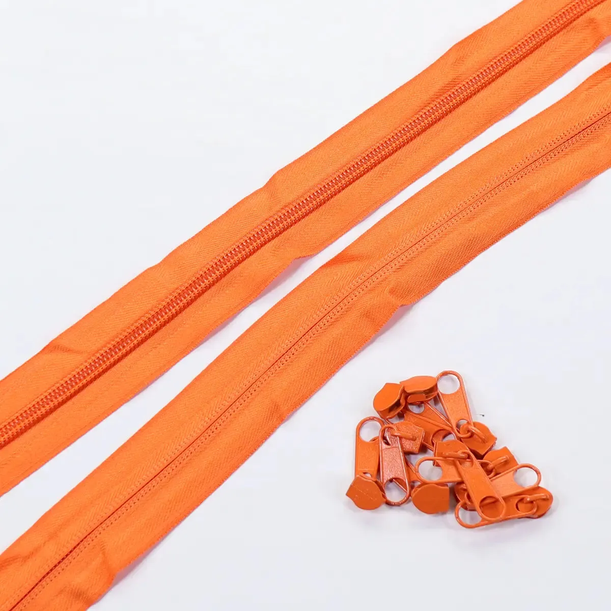 Nylon Coil No. 5 Zipper Sets - Bright Colors.