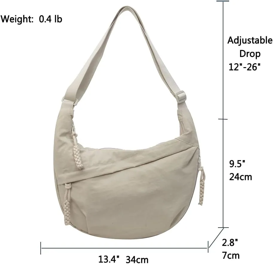 Nylon Crossbody Bags for women Purse Handbags Shoulder Bags Travel Tote Messenger Bag Men Hobo Bags