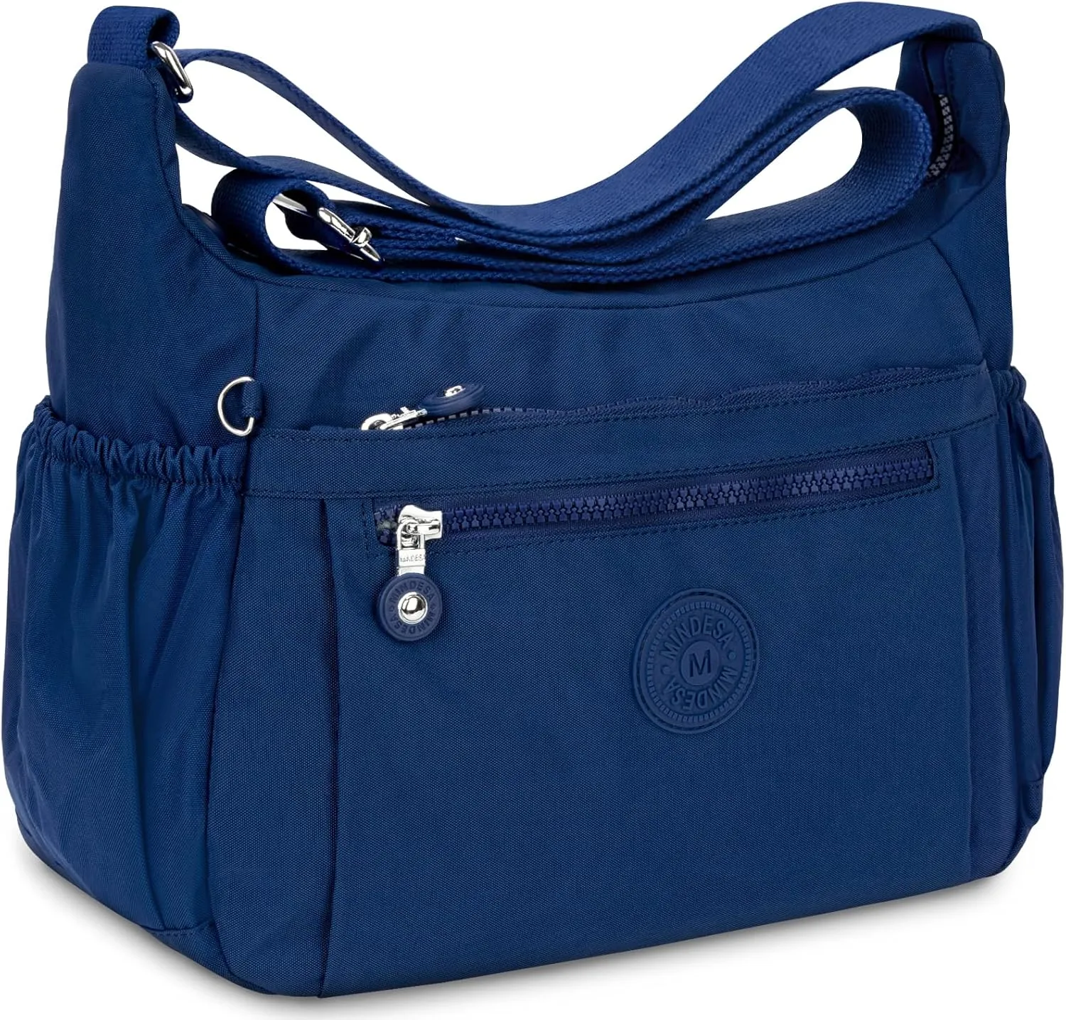 Nylon Crossbody Bags for Women Waterproof Lightweight Large Travel Purses Multi-Pocket Pocketbooks Shoulder Bag