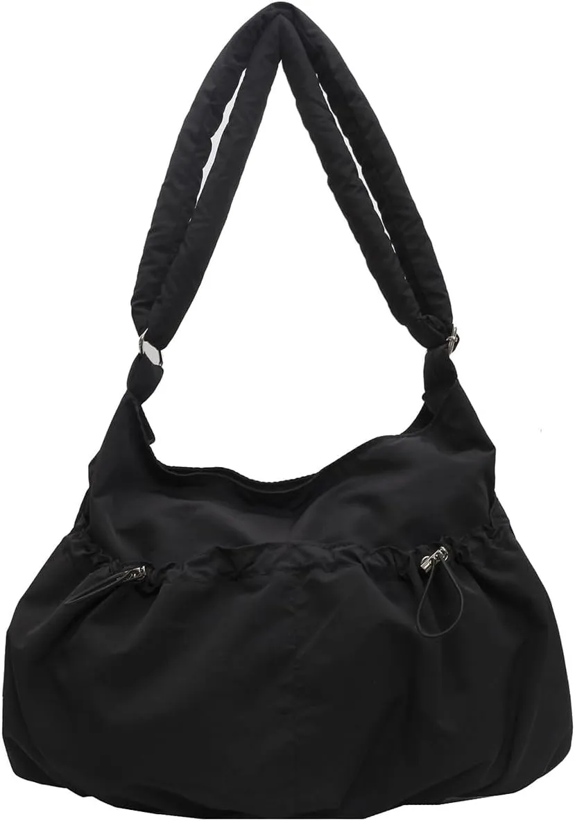 Nylon Crossbody Bags for Women,Hobo Bags for Women,Tote Purse Handbags Shoulder Bag Travel Messenger Bag
