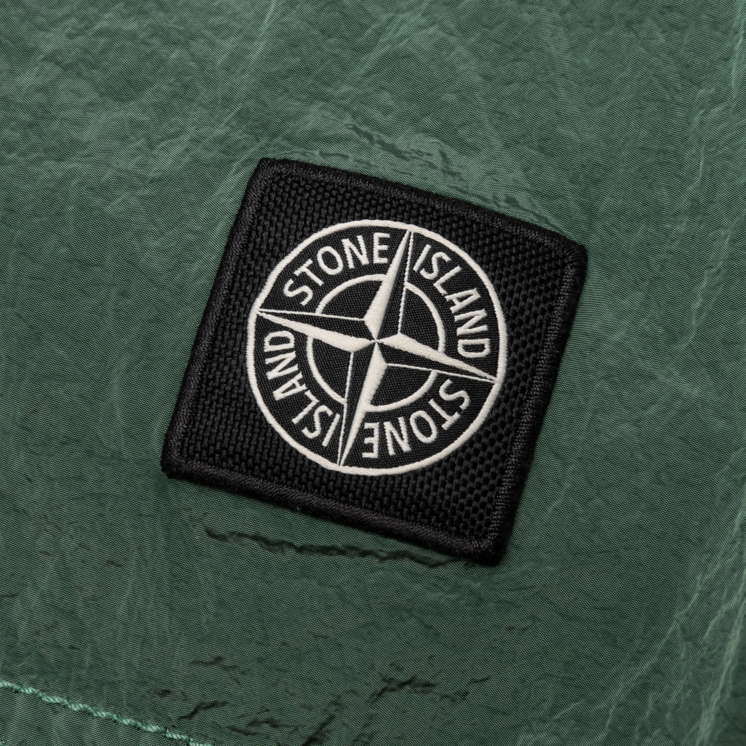 Nylon Metal Regular Fit Shorts - Light Green