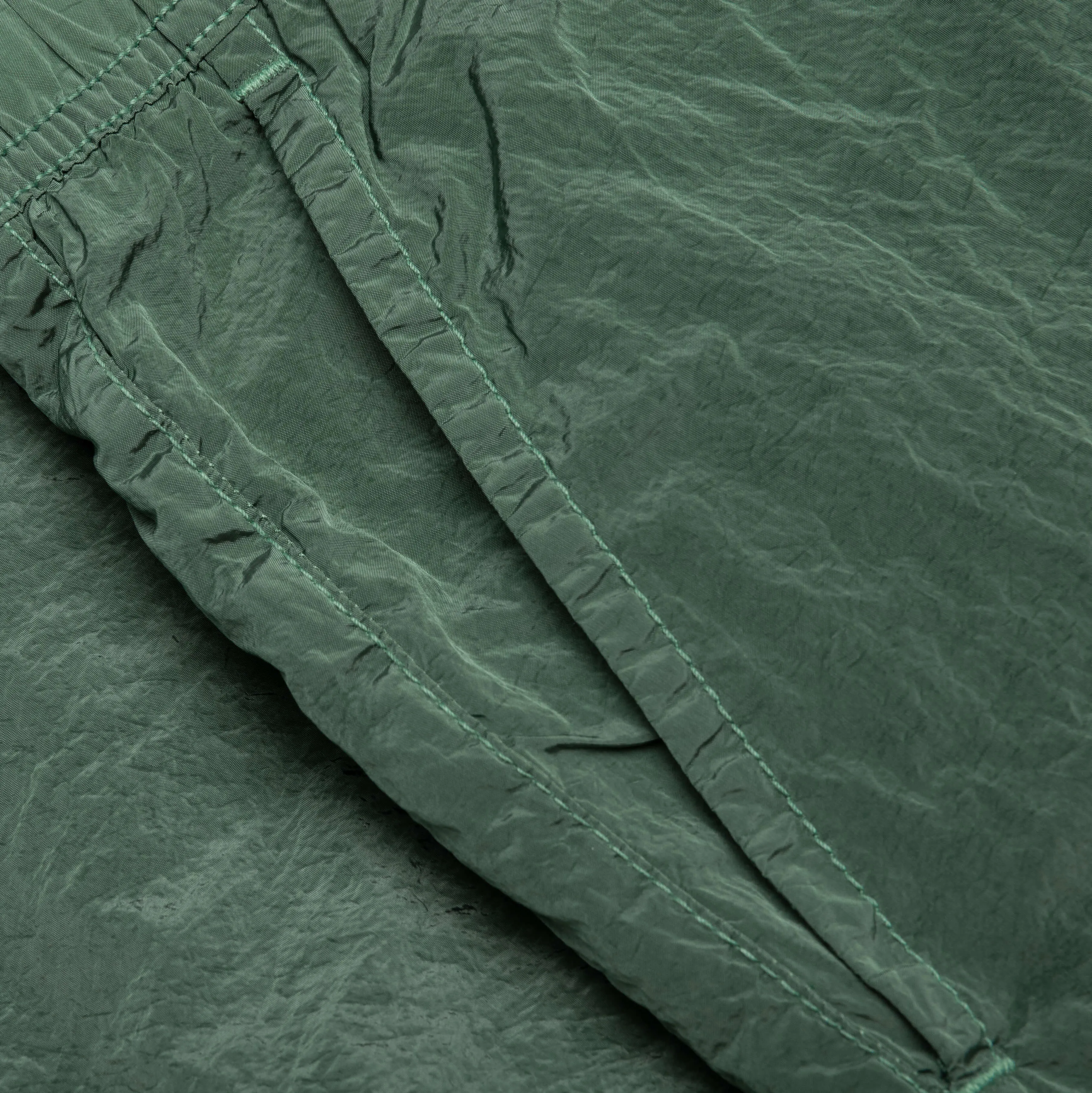 Nylon Metal Regular Fit Shorts - Light Green