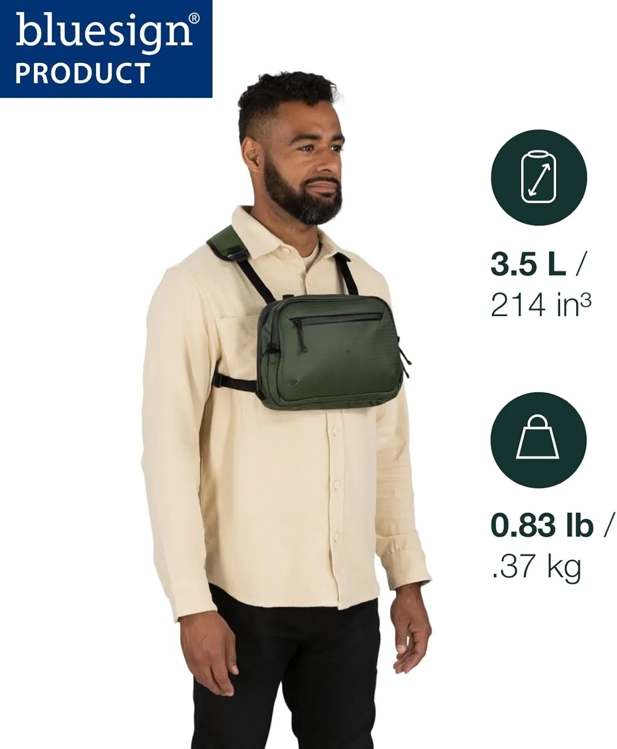 Osprey Archeon Everyday Chest Rig Bag, Black