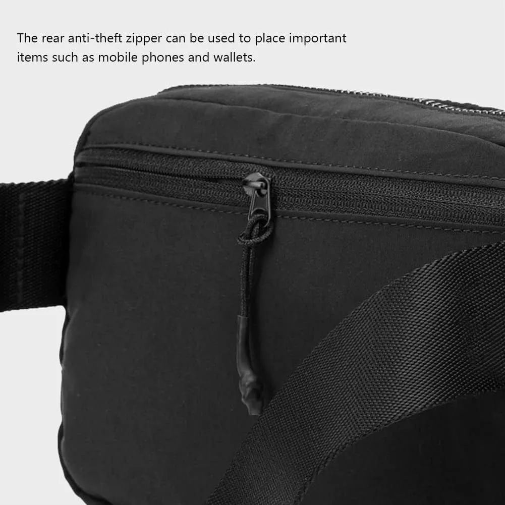 Outdoor running sports bag, VALINK men and women waterproof zipper waist bag messenger fitness chest bag for Running