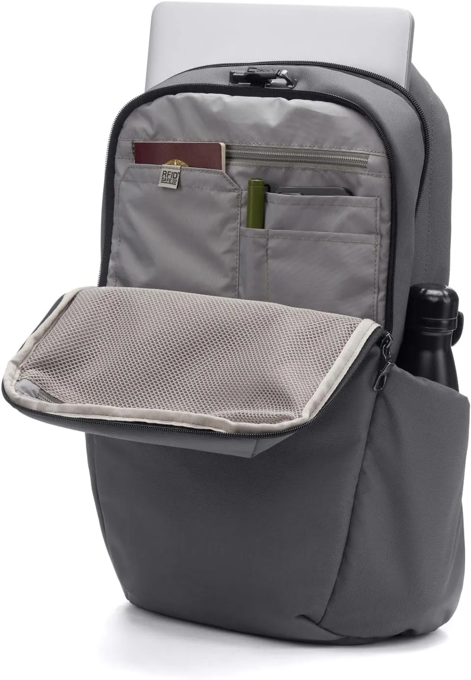 Pacsafe Vibe 25L Anti Theft Travel Pack Casual Daypack, Slate
