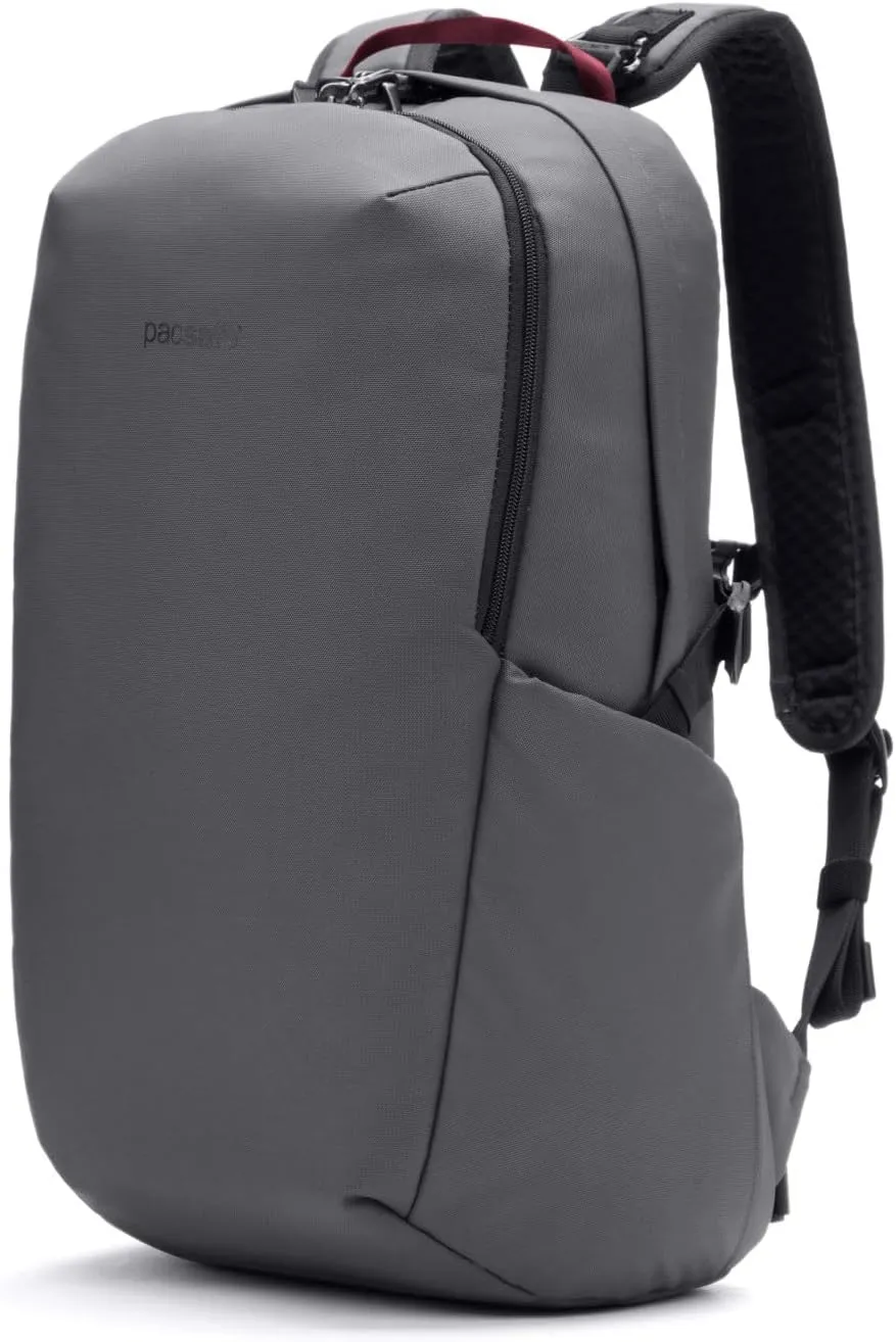 Pacsafe Vibe 25L Anti Theft Travel Pack Casual Daypack, Slate