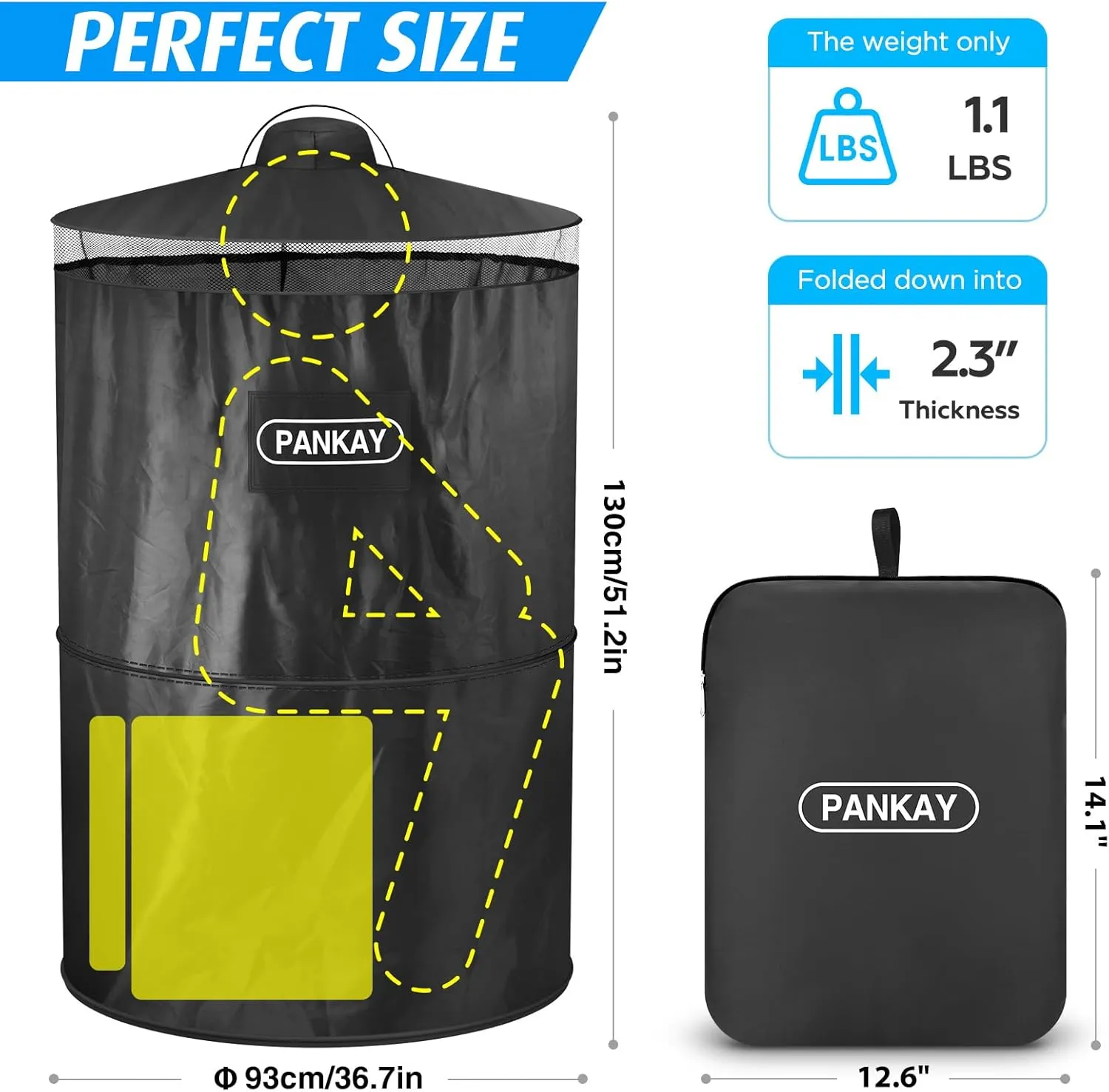 PANKAY Portable Outdoor Camping Tent & Portable Shower for Camping
